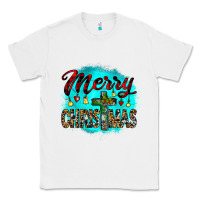 White merry christmas wood slice ornament Classic Tee - JahusDesignShop