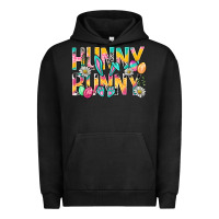 Pigment Black Hunny Bunny Easter Urban Hoodie - NancyCooperArtShop