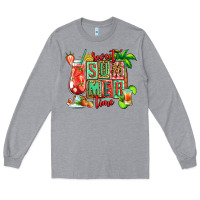 Heather Grey sweet summer time margarita Long Sleeve Tee - Jasminsmagicworld