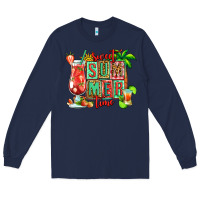 Navy sweet summer time margarita Long Sleeve Tee - Jasminsmagicworld