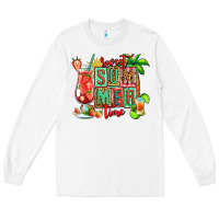 White sweet summer time margarita Long Sleeve Tee - Jasminsmagicworld