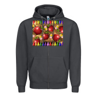 Smoke Teacher Crayons And Apples Zipper Hoodie - LillyAllenDesigns