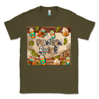 Army Green pumpkin spice Classic Tee - AdoDesignShop