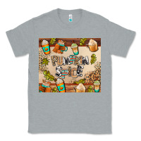 Heather Grey pumpkin spice Classic Tee - AdoDesignShop