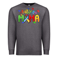 Charcoal Heather autism mama Premium Sweatshirt - MaliasSmallBusiness