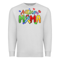 Dove Grey autism mama Premium Sweatshirt - MaliasSmallBusiness