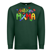 Sports Green autism mama Premium Sweatshirt - MaliasSmallBusiness