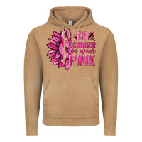 Vintage Camel In October We Wear Pink Sunflower Vintage Hoodie - texasbilliewilder