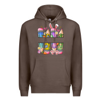 Coffee easter teacher pencils Premium Hoodie - Artiststas