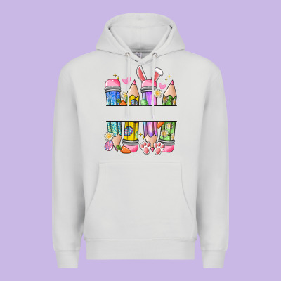 Easter Teacher Pencils Premium Hoodie Designed By Artiststas