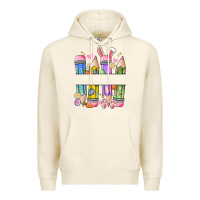 Tofu easter teacher pencils Premium Hoodie - Artiststas