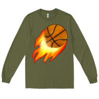 Army Green basketball Long Sleeve Tee - JahusDesignShop