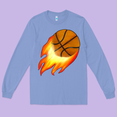 Basketball Long Sleeve Tee Designed By Jahusdesignshop