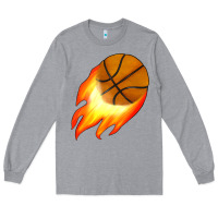 Heather Grey basketball Long Sleeve Tee - JahusDesignShop