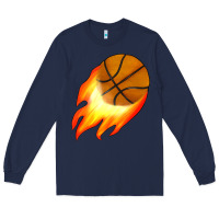 Navy basketball Long Sleeve Tee - JahusDesignShop