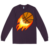 Plum basketball Long Sleeve Tee - JahusDesignShop