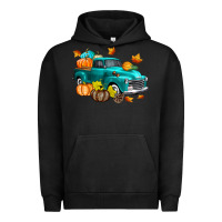 Pigment Black Fall Farm Truck Urban Hoodie - texasbilliewilder