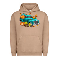 Pigment Burro Fall Farm Truck Urban Hoodie - texasbilliewilder