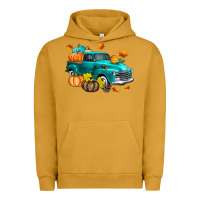 Pigment Peanut Butter Fall Farm Truck Urban Hoodie - texasbilliewilder