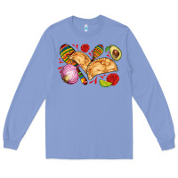 Colony Blue empanadas roses onion lime and avocado Long Sleeve Tee - AdoDesignShop