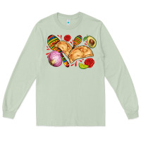 Matcha empanadas roses onion lime and avocado Long Sleeve Tee - AdoDesignShop