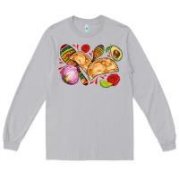 Moon Dust empanadas roses onion lime and avocado Long Sleeve Tee - AdoDesignShop