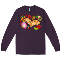 Plum empanadas roses onion lime and avocado Long Sleeve Tee - AdoDesignShop