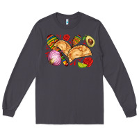 Smoke empanadas roses onion lime and avocado Long Sleeve Tee - AdoDesignShop