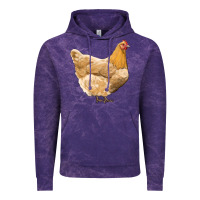 Cloud Purple chicken Vintage Hoodie - RanaPortraitStore