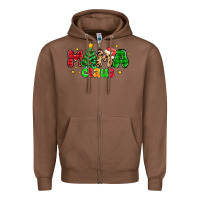 Chestnut mama claus Zipper Hoodie - NancyCooperArtShop