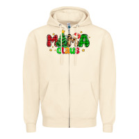 Sandshell mama claus Zipper Hoodie - NancyCooperArtShop