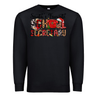 Black santa s favorite coffee school secretary Premium Sweatshirt - MaliasSmallBusiness