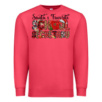 Cardinal santa s favorite coffee school secretary Premium Sweatshirt - MaliasSmallBusiness