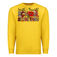 Lemon santa s favorite coffee school secretary Premium Sweatshirt - MaliasSmallBusiness