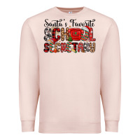 Santa S Favorite Coffee School Secretary Premium Sweatshirt | Teevron