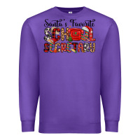 Purple santa s favorite coffee school secretary Premium Sweatshirt - MaliasSmallBusiness