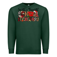 Sports Green santa s favorite coffee school secretary Premium Sweatshirt - MaliasSmallBusiness