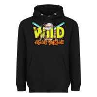 Black wild about softball Heavyweight Hoodie - NancyCooperArtShop