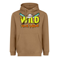 Toasted Coconut wild about softball Heavyweight Hoodie - NancyCooperArtShop