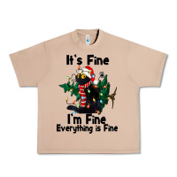 Burro It's Fine I'am Fine Everything Is Fine Urban Heavy Tee - FaDigitalArtStudio