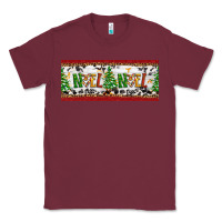 Burgundy Noel Classic Tee - Artiststas