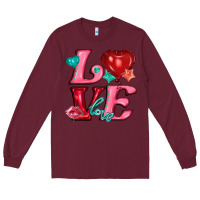 Love With Balloons Long Sleeve Tee | Teevron