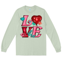 Matcha love with balloons Long Sleeve Tee - AdoDesignShop