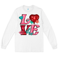 White love with balloons Long Sleeve Tee - AdoDesignShop