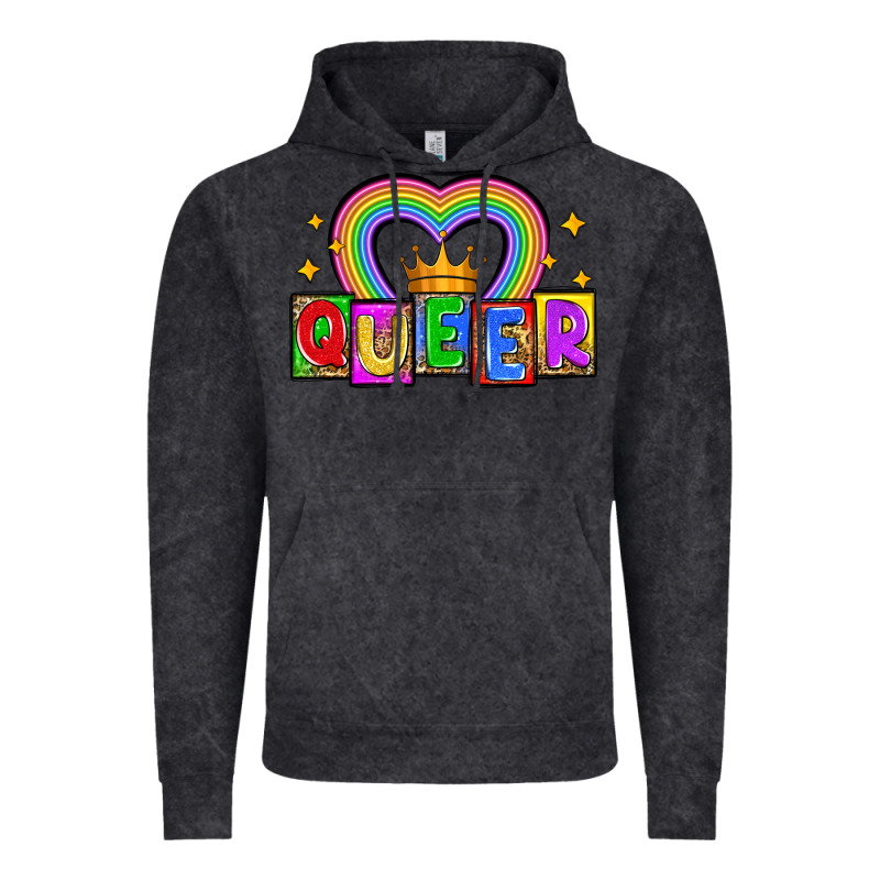 Queer Vintage Hoodie by Zillion Design Studio | Teevron