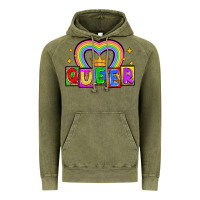 Vintage Olive queer Vintage Hoodie - Zillion Design Studio
