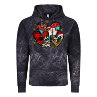 Cloud Black heart  wood slice ornament Vintage Hoodie - JahusDesignShop