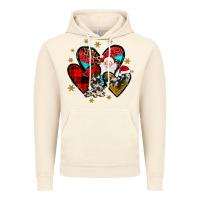 Vintage Artic heart  wood slice ornament Vintage Hoodie - JahusDesignShop