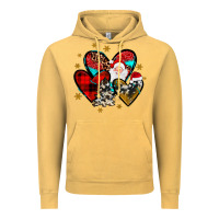 Vintage Mustard heart  wood slice ornament Vintage Hoodie - JahusDesignShop