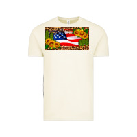 Vintage Arctic usa flag and cactus license plate Vintage Tee - HRA Design Shop